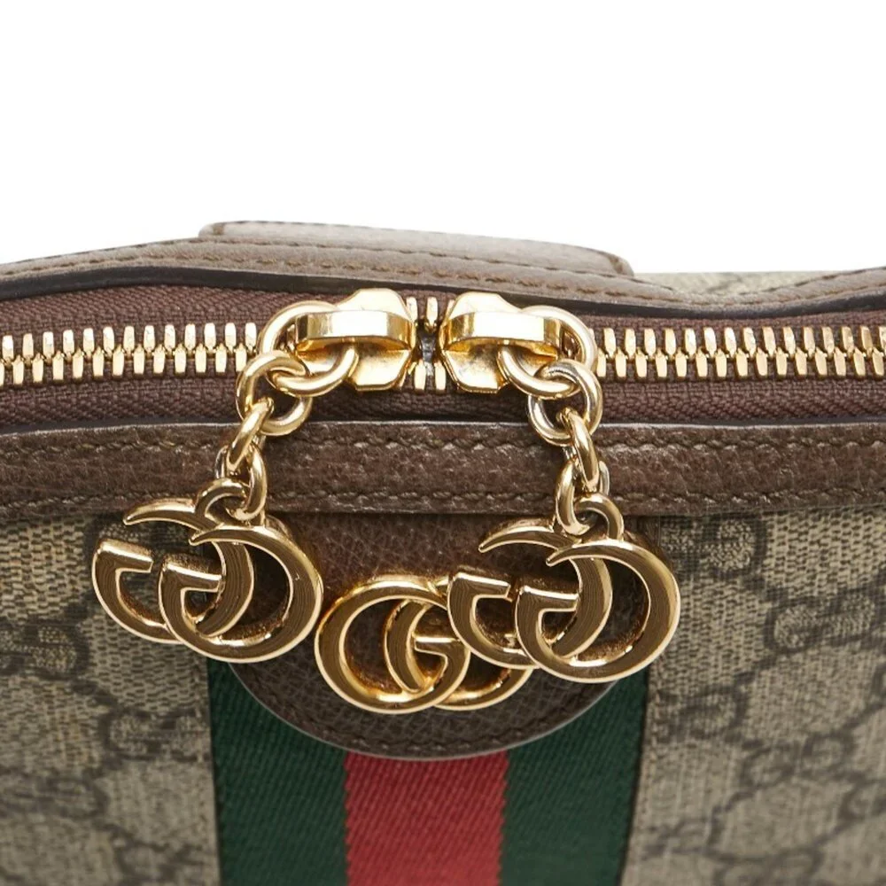 GUCCI Brown Leather Shoulder Bag - Picture 11 of 15
